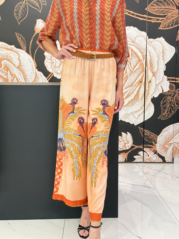 Pantalone fantasia pappagallo  - Haveone
