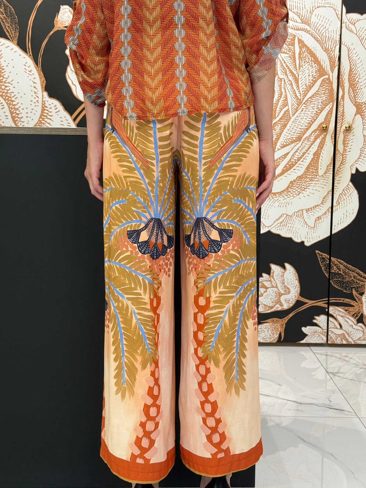 Pantalone fantasia pappagallo  - Haveone