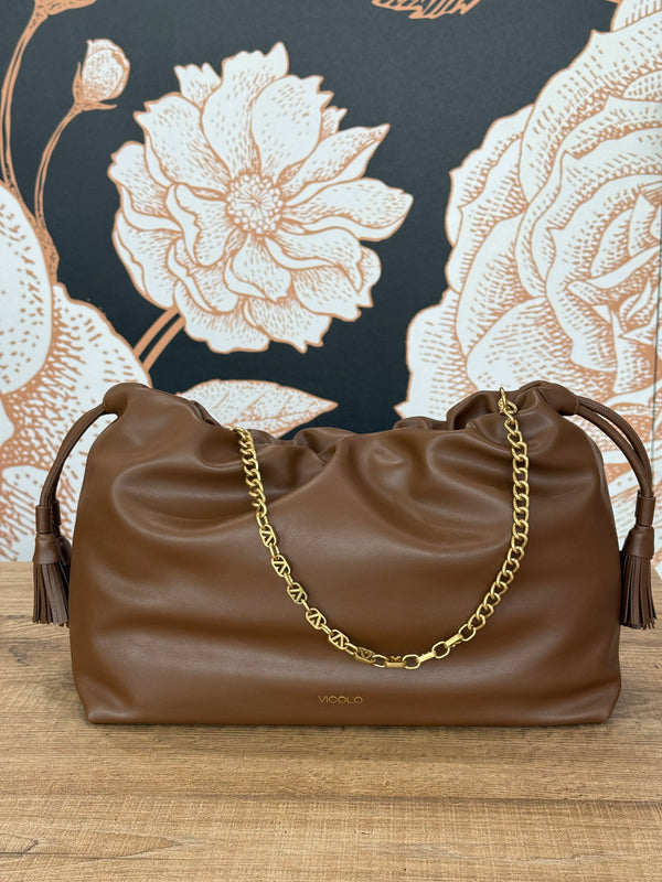 Borsa Tassel Big cioccolato - Vicolo