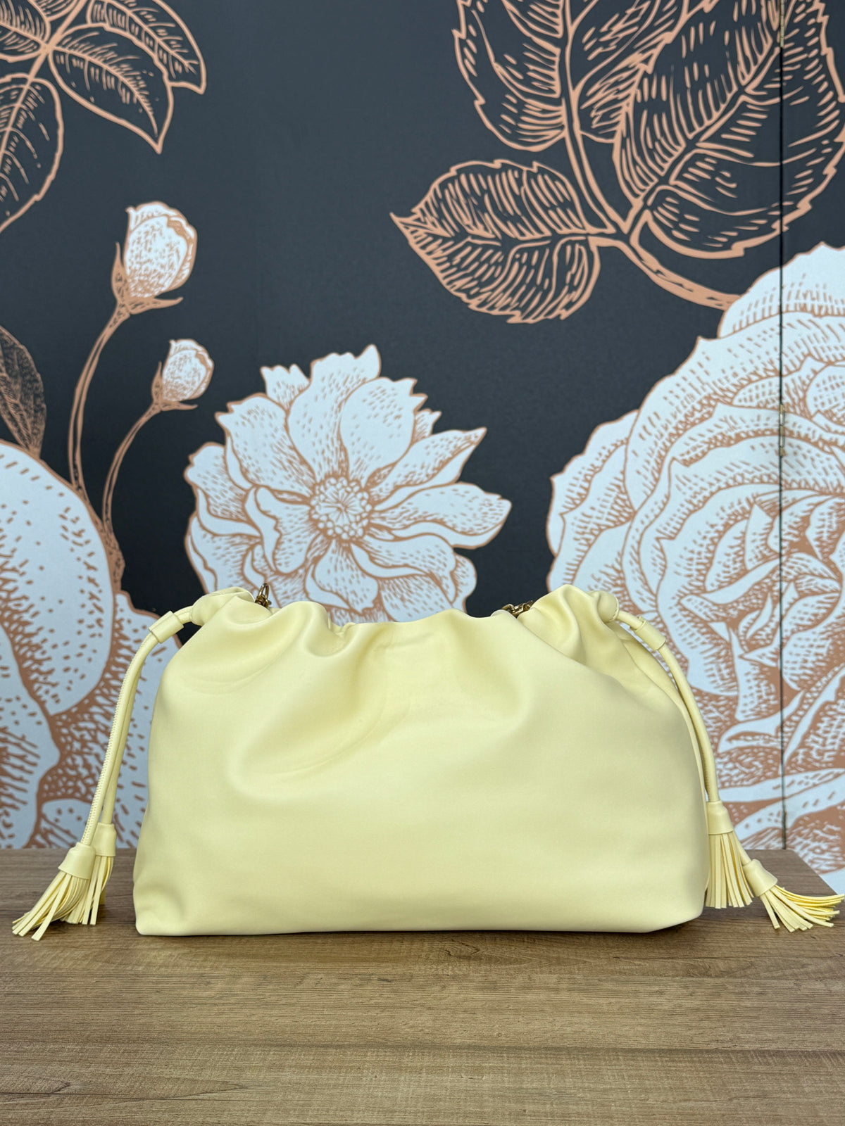 Borsa Tassel Big giallo pulcino - Vicolo