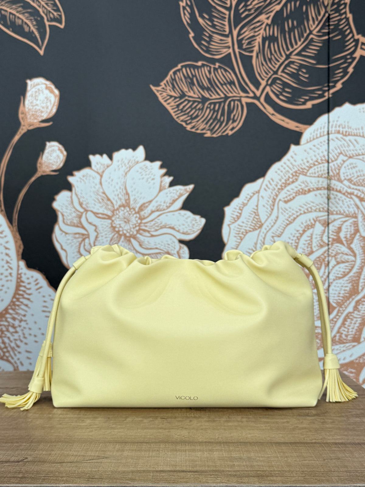 Borsa Tassel Big giallo pulcino - Vicolo