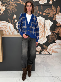 Jeans barrel nero dirty modello Chiara - Vicolo