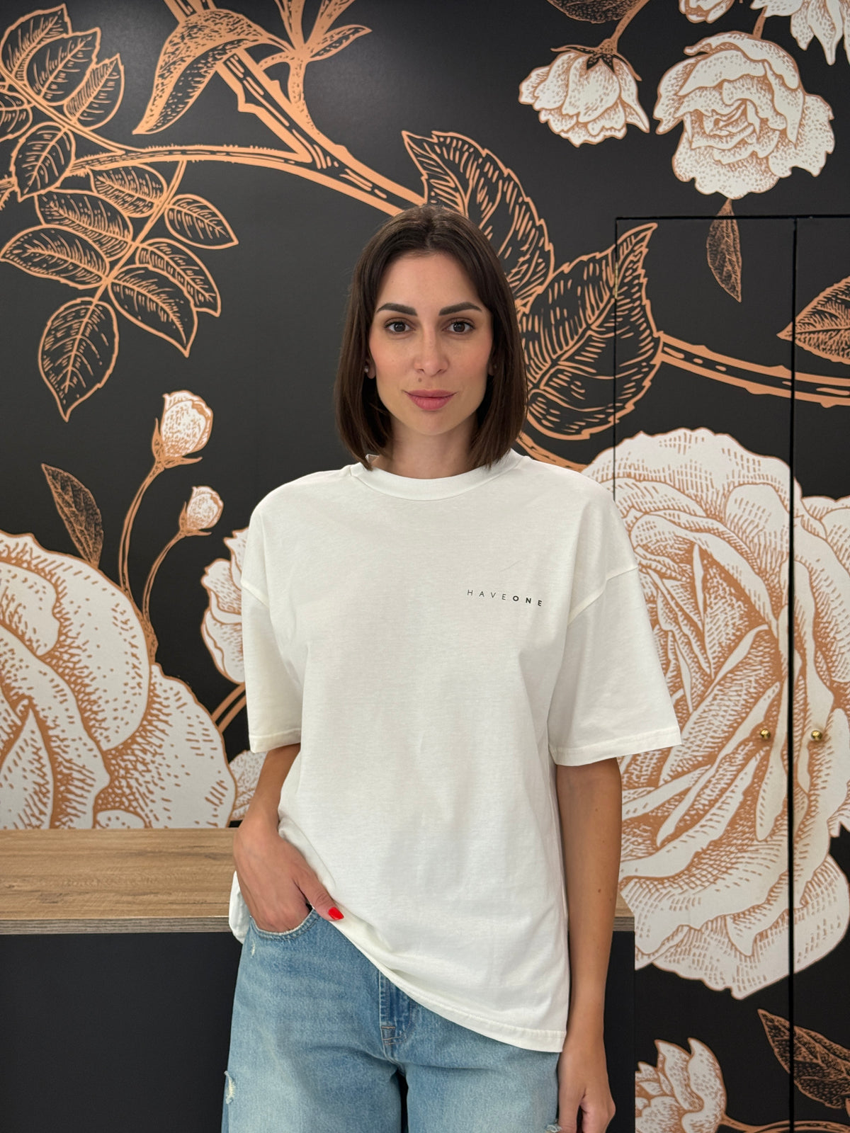T-shirt latte stampa Havana - Haveone