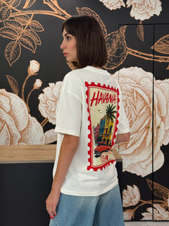 T-shirt latte stampa Havana - Haveone