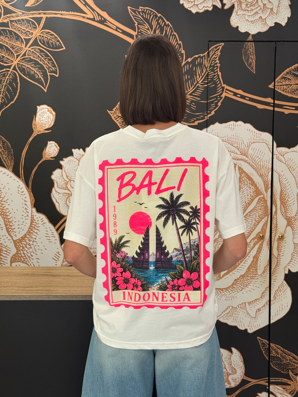 T-shirt latte stampa Bali - Haveone