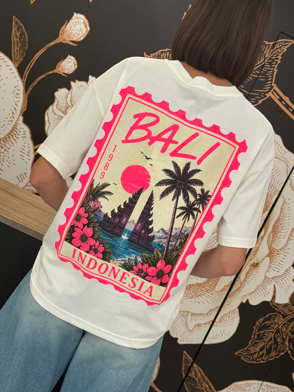 T-shirt latte stampa Bali - Haveone