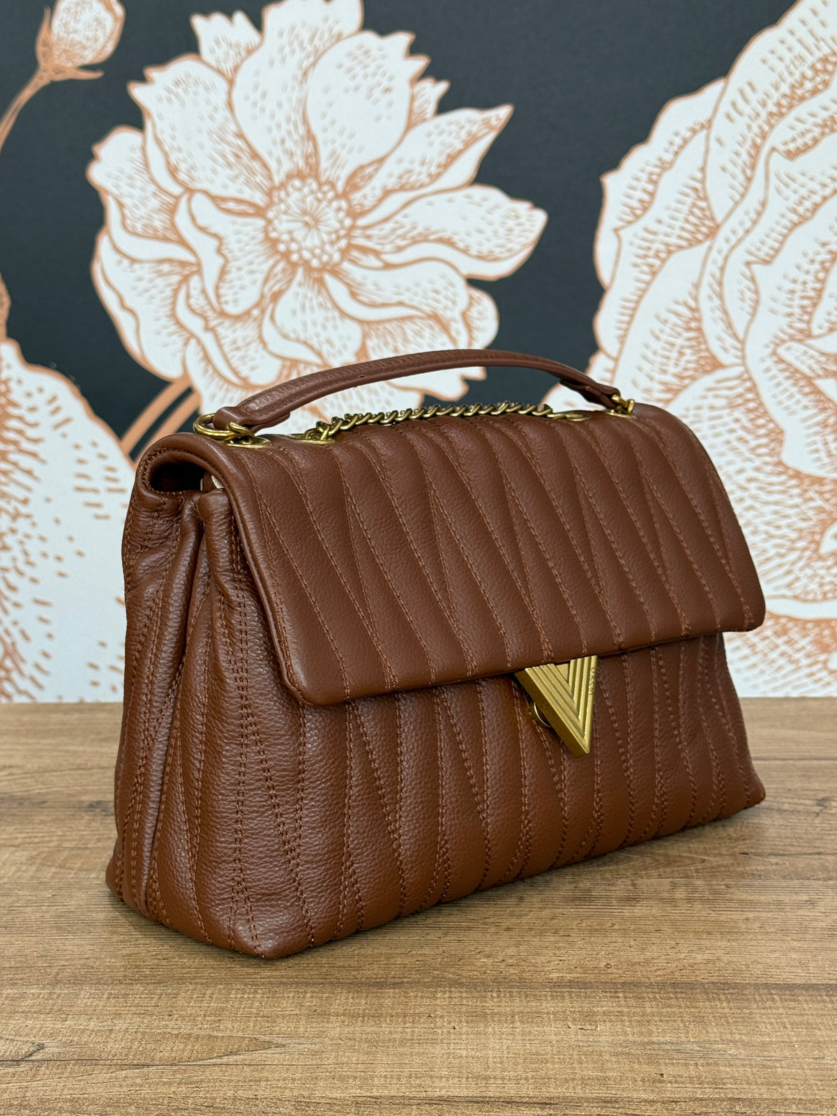 Borsa maxi BELLEVILLE marrone - Vicolo