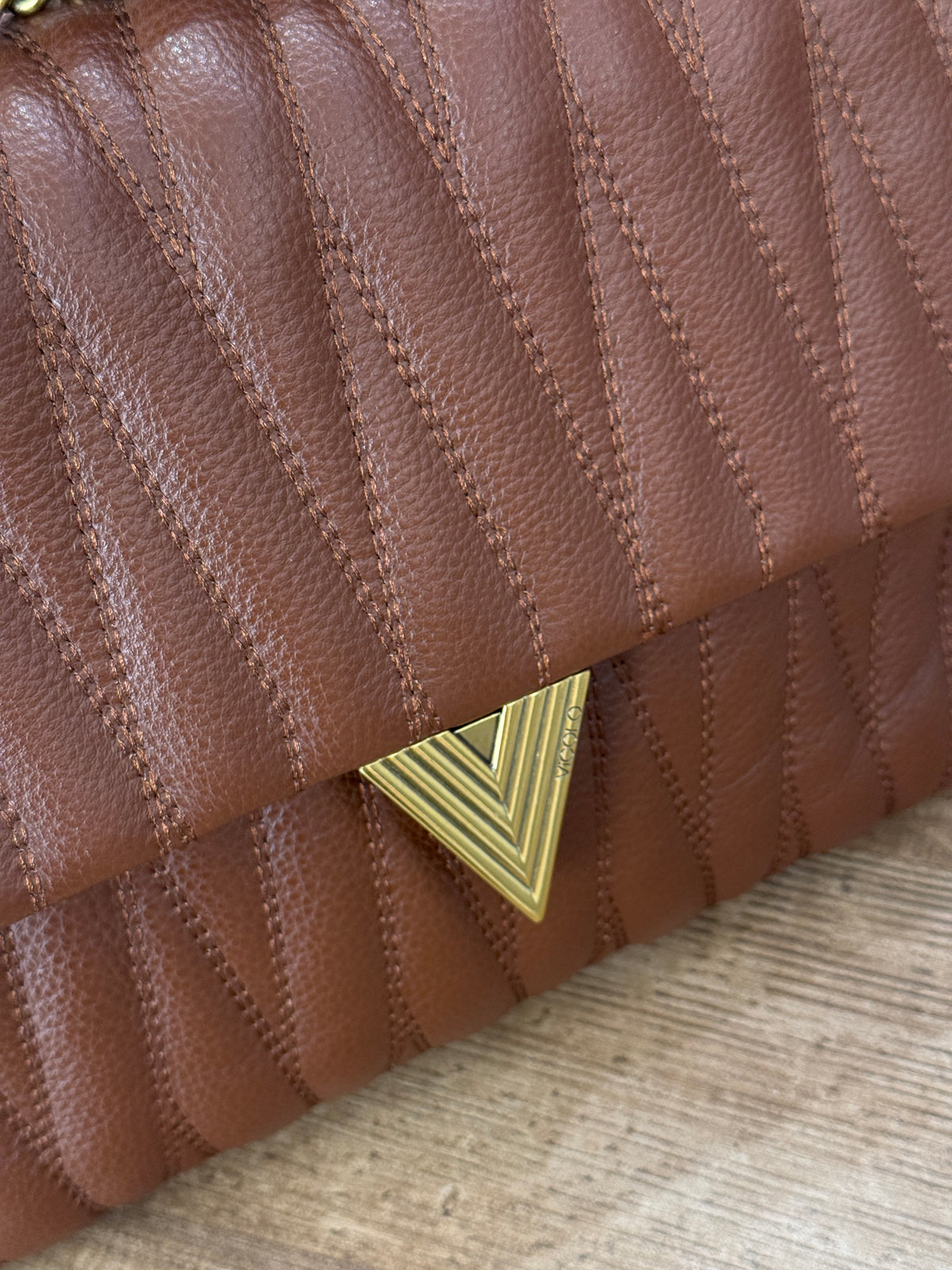 Borsa maxi BELLEVILLE marrone - Vicolo
