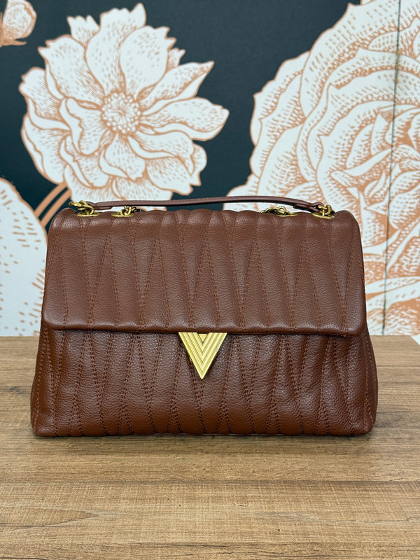 Borsa maxi BELLEVILLE marrone - Vicolo
