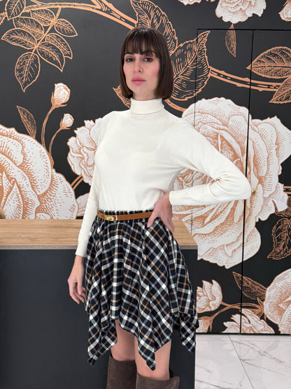 Mini fantasia check nero - HaveOne