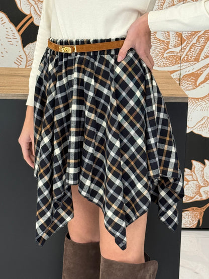 Mini fantasia check nero - HaveOne