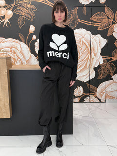 Maglia Merci nera - Souvenir Clubbing