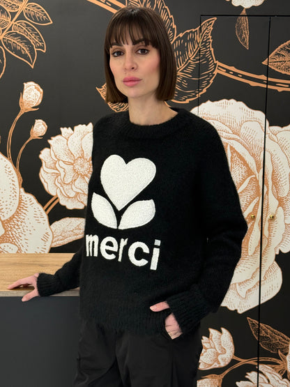 Maglia Merci nera - Souvenir Clubbing