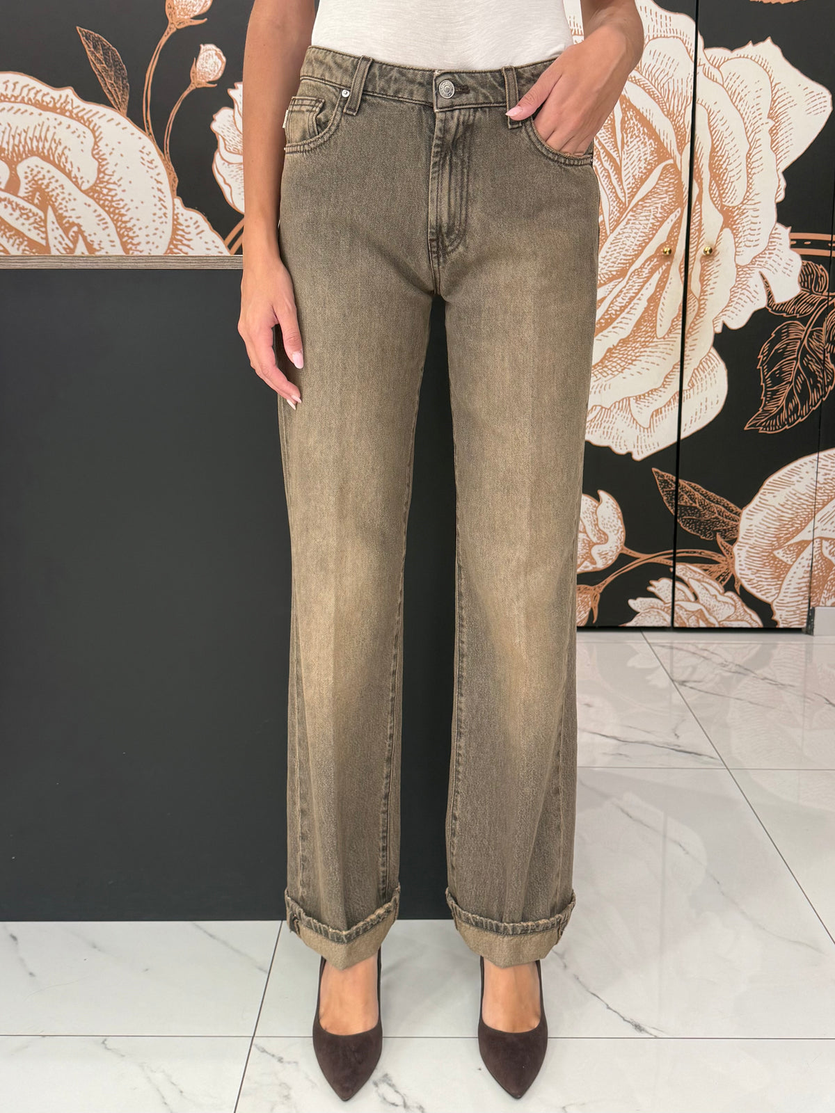 jeans icon ALEX nero dirty - Vicolo