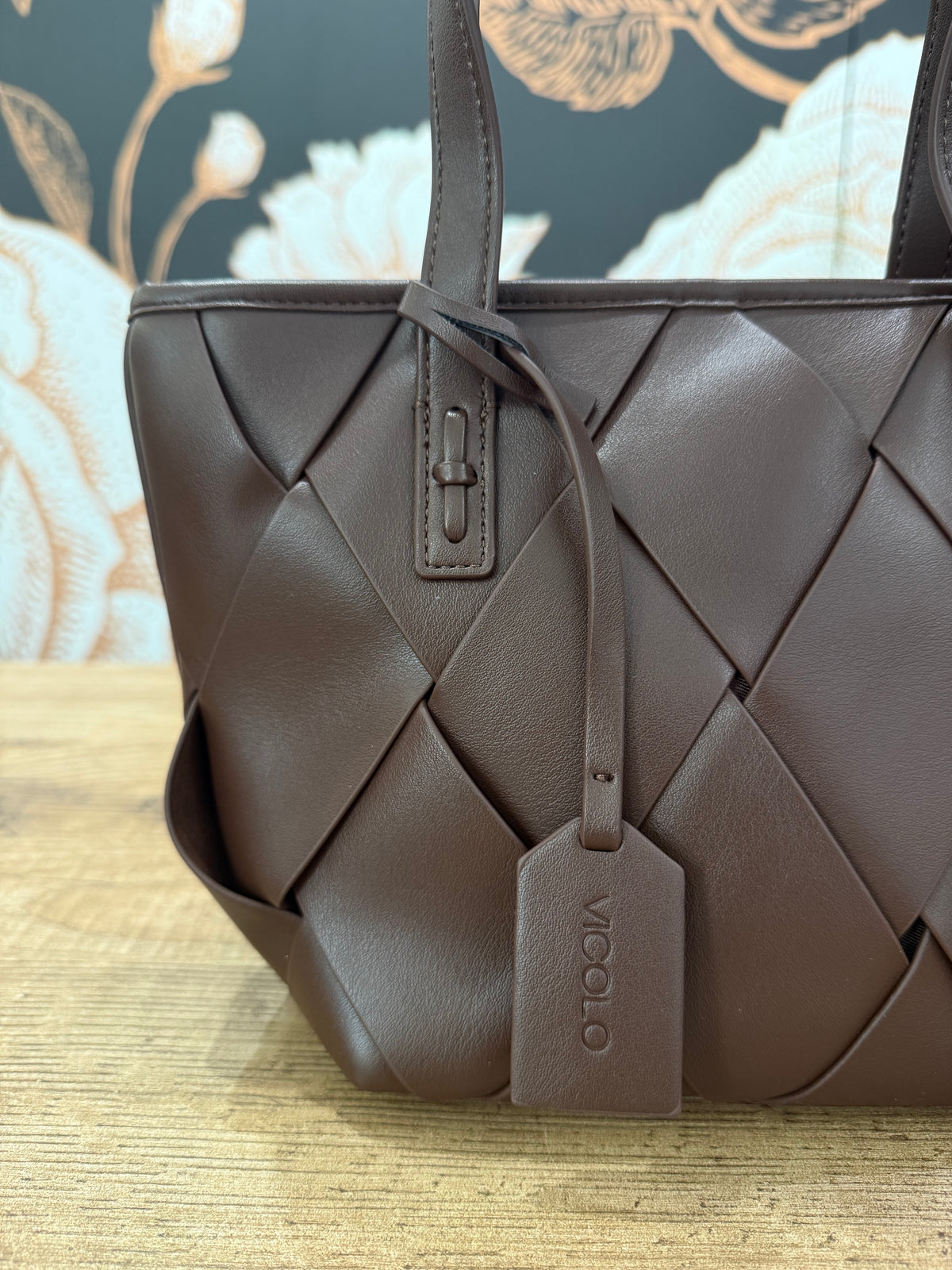 Borsa modello HOSHI small moka - Vicolo