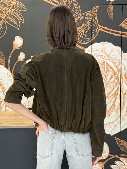 Giacca modello bomber in crosta - Vicolo