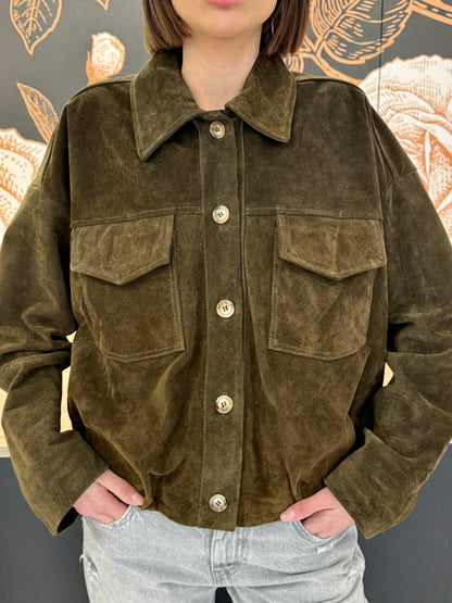 Giacca modello bomber in crosta - Vicolo