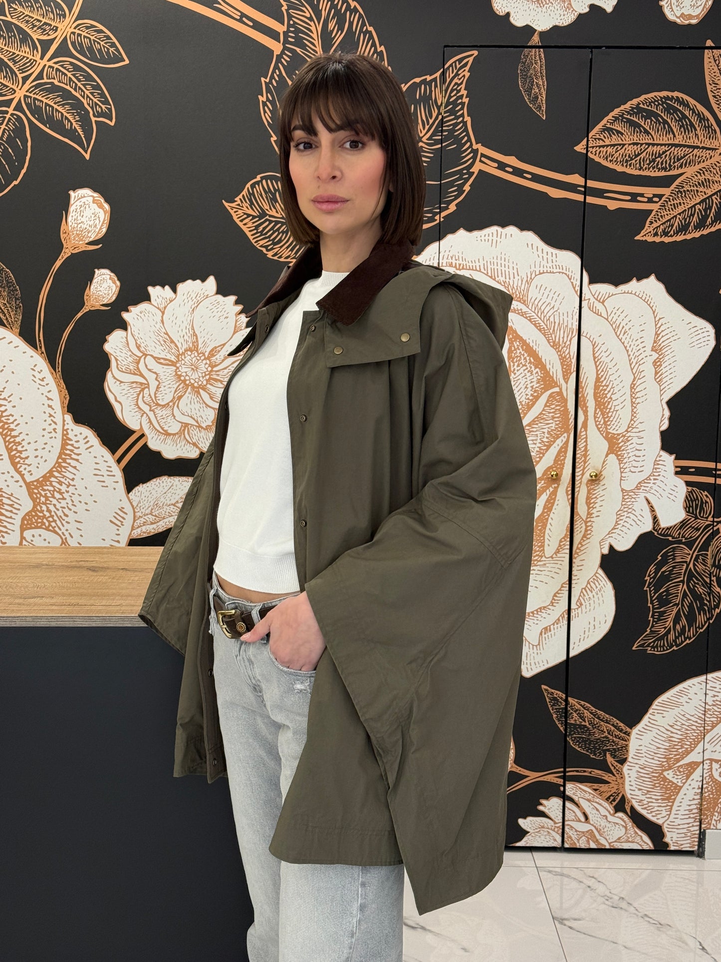Trench modello cappa oversize militare - Vicolo