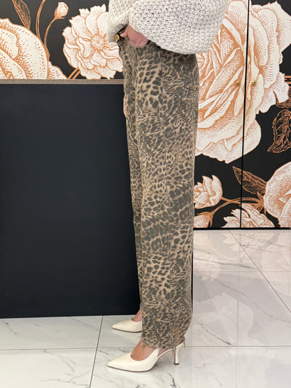 Pantalone STAMPA animalier MELODY - HAVEONE