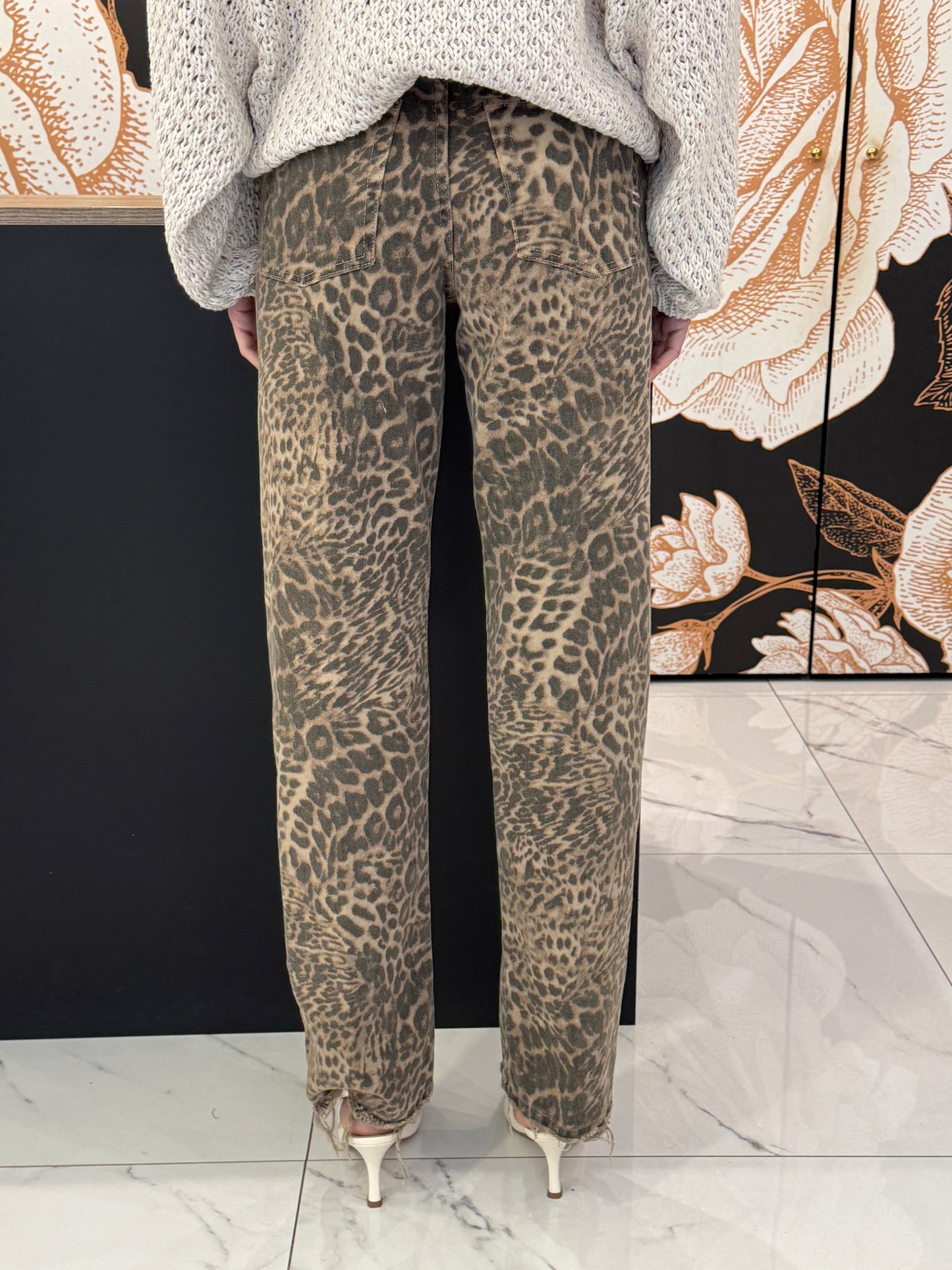 Pantalone STAMPA animalier MELODY - HAVEONE