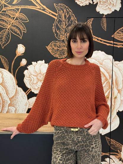 Girocollo over in rete coccio - Kontatto