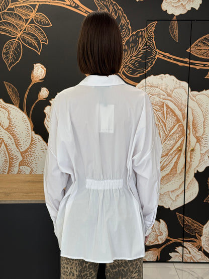 Camicia con pieghe bianca - HAVEONE