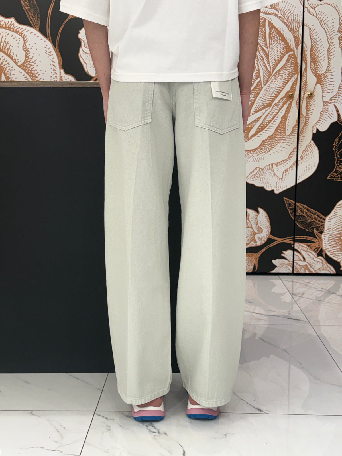 Pantalone 5 tasche MIA verde chiaro - VICOLO