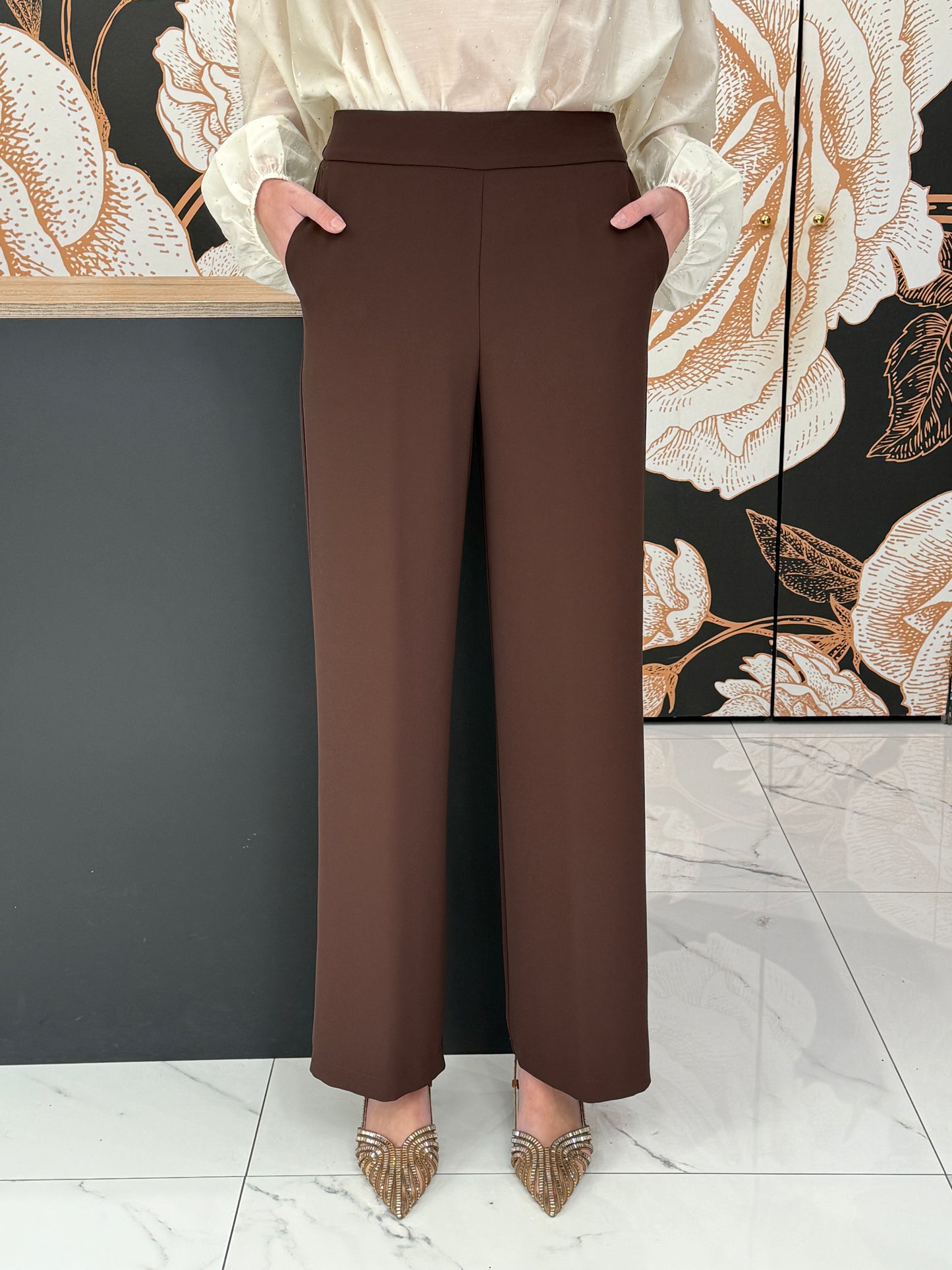 Completo Giacca monopetto e Pantalone cioccolato - Kontatto