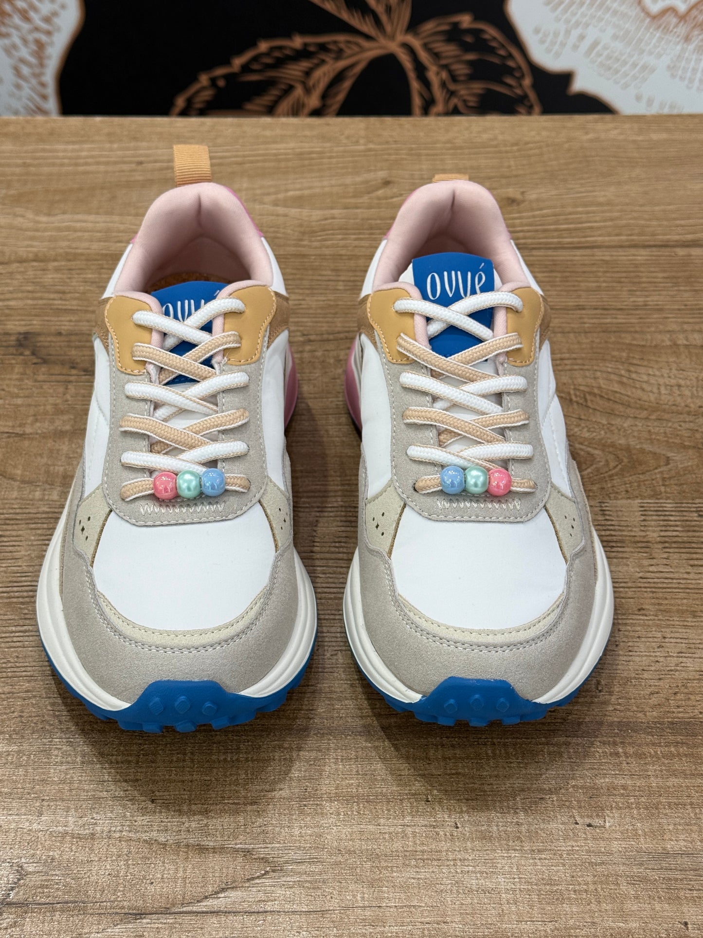 Sneakers multicolor con perline - Ovyé