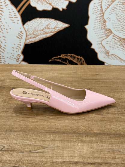 Slingback vinile rosa - Divine Follie