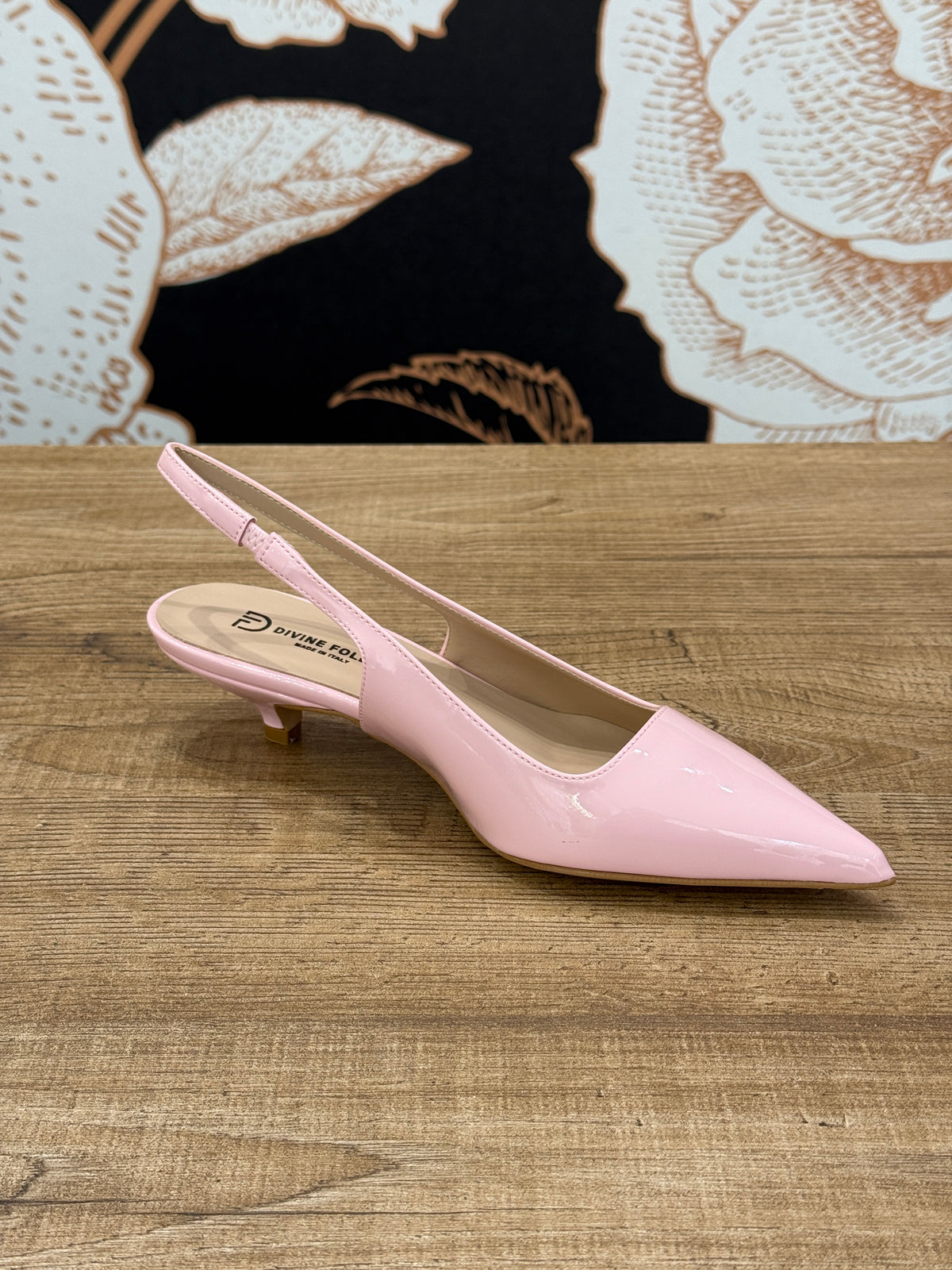 Slingback vinile rosa - Divine Follie