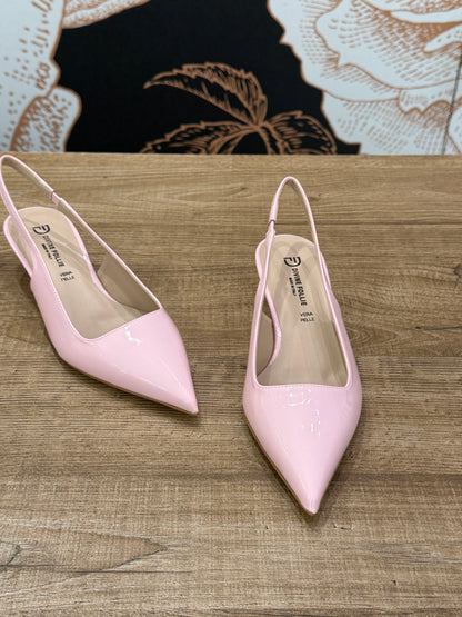 Slingback vinile rosa - Divine Follie