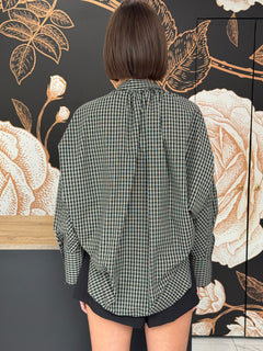 Camicia check + bralette nero - Vicolo