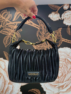 Borsa Hook Ecopelle Trapuntata Puffy -VICOLO