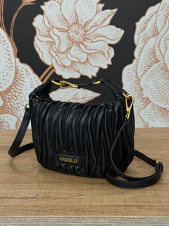 Borsa Hook Ecopelle Trapuntata Puffy -VICOLO