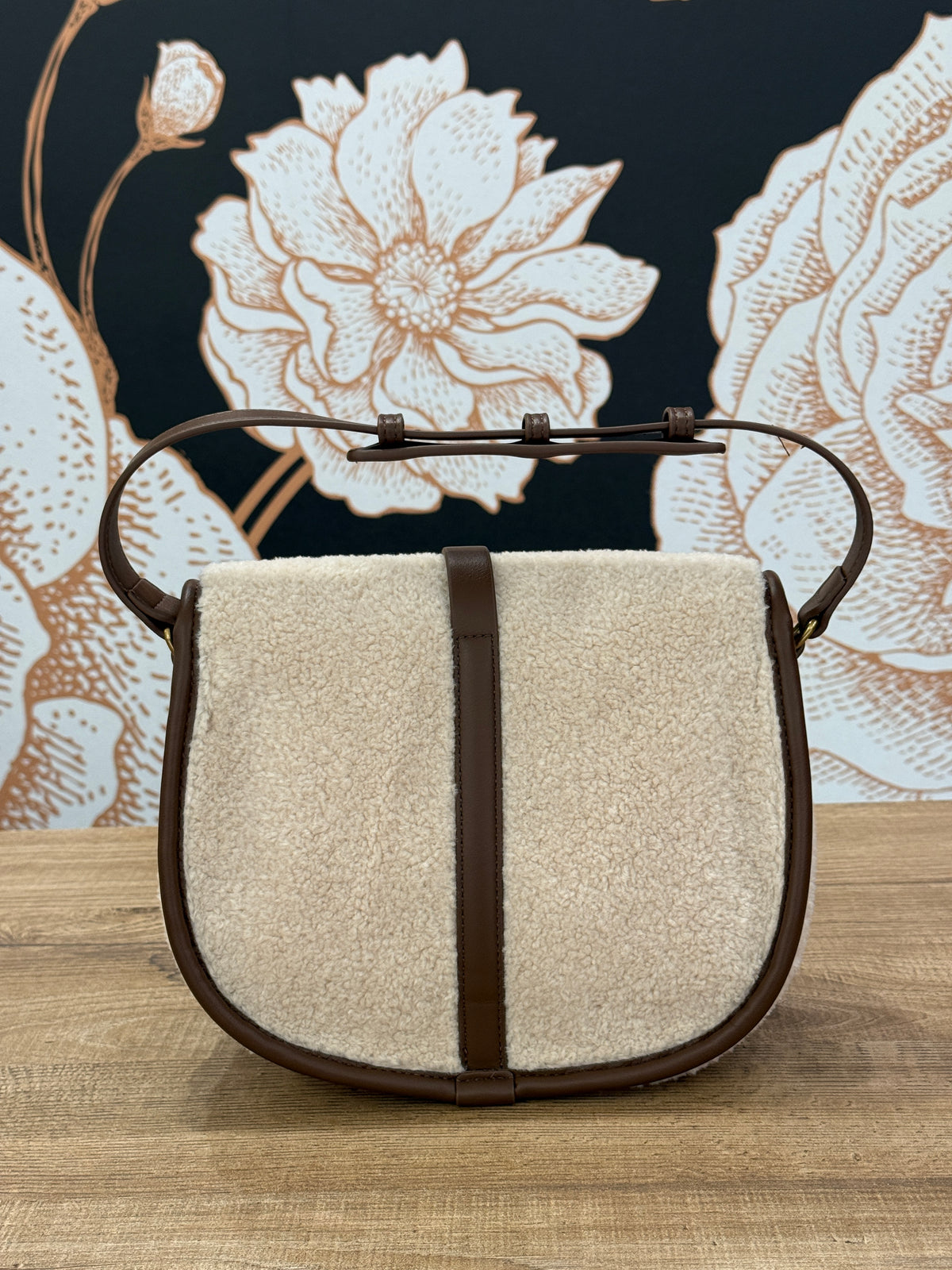 Borsa teddy Mocha colore crema - vicolo