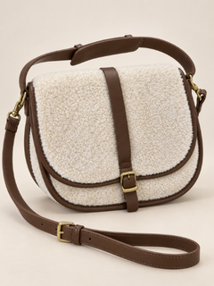 Borsa teddy Mocha colore crema - vicolo