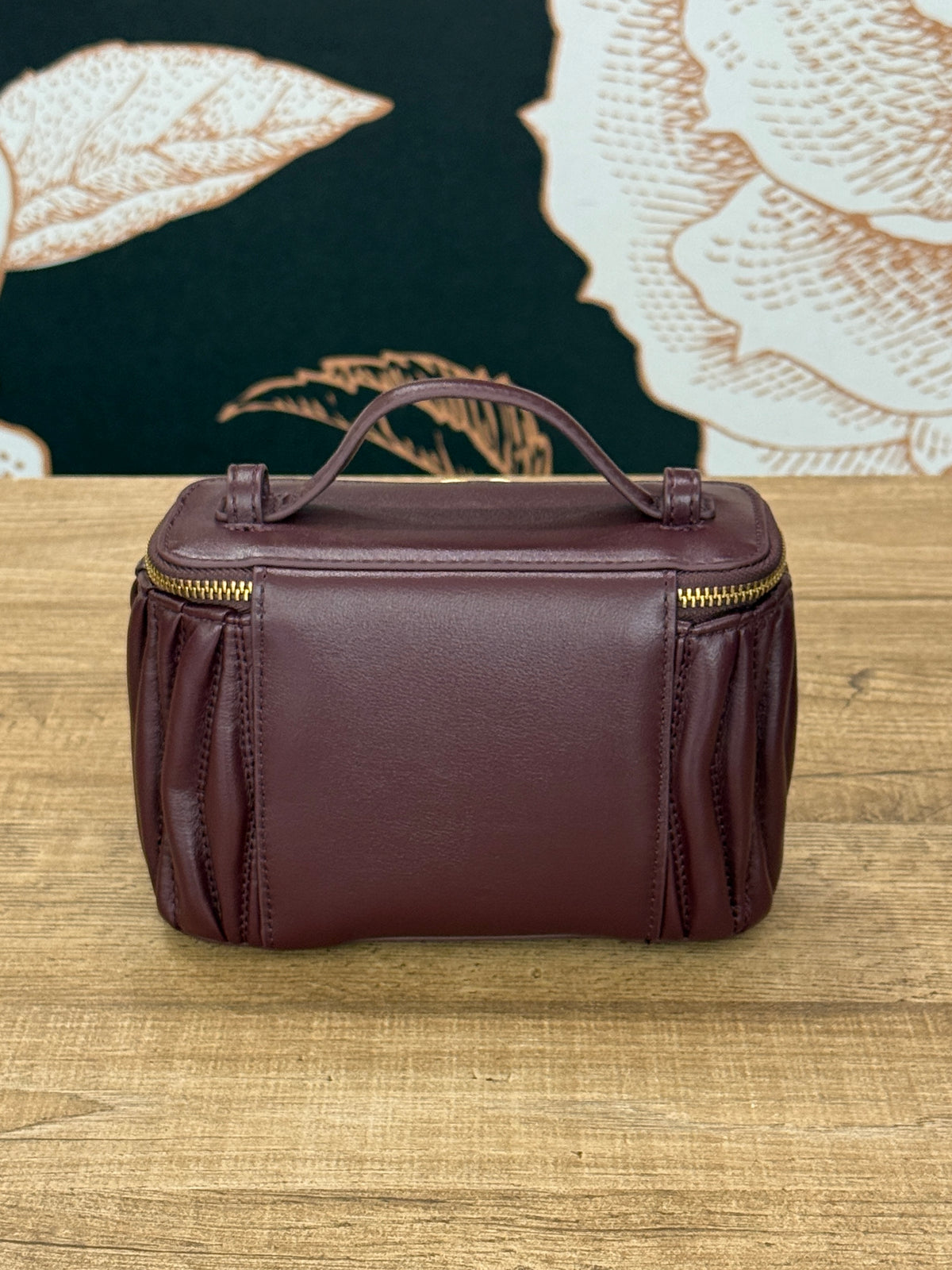 borsa charlotte trapuntata melanzana - Vicolo