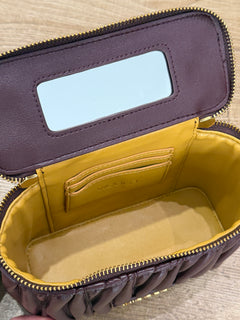 borsa charlotte trapuntata melanzana - Vicolo