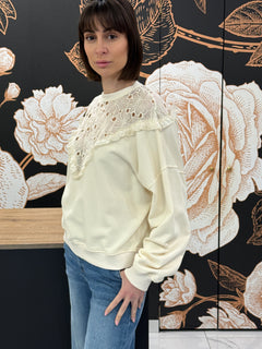 Felpa con ricamo - Philia Loft