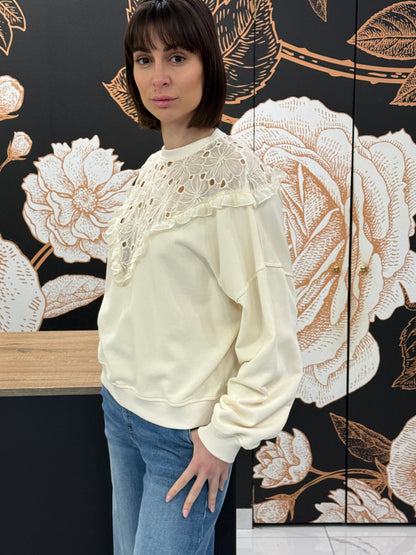 Felpa con ricamo - Philia Loft