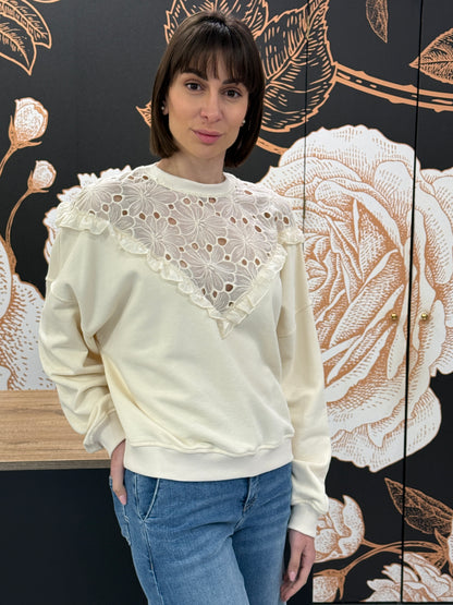 Felpa con ricamo - Philia Loft