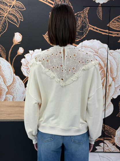 Felpa con ricamo - Philia Loft