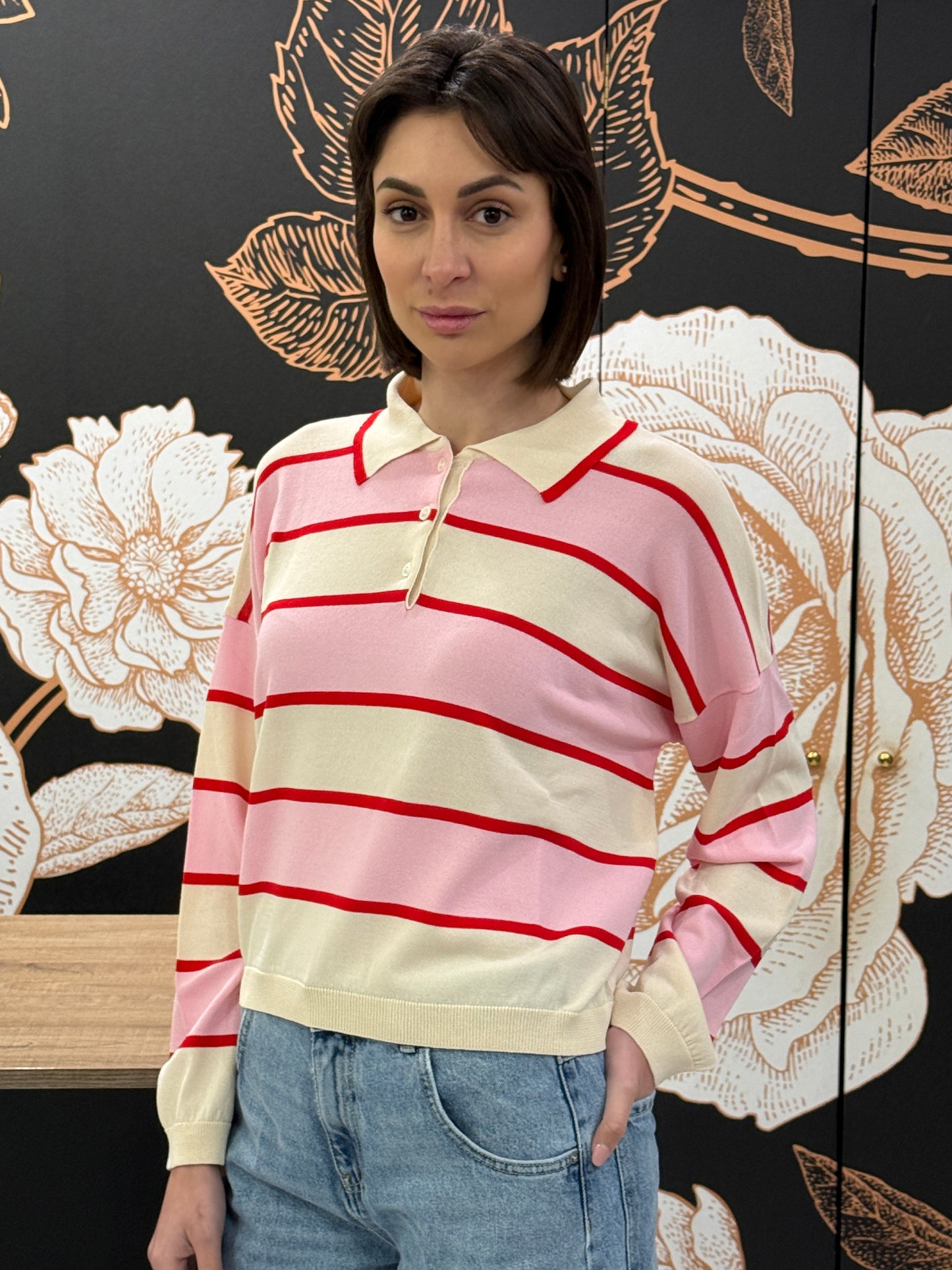 Maglia polo a righe - Vicolo