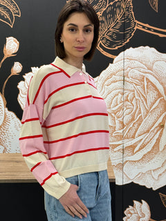 Maglia polo a righe - Vicolo