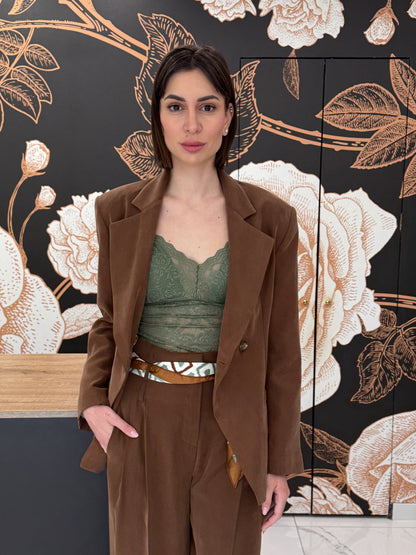 Giacca doppio petto cioccolato - Kontatto