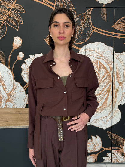 Camicia fluida moro - Philia Loft