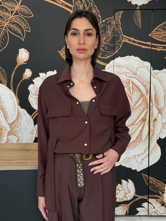 Camicia fluida moro - Philia Loft