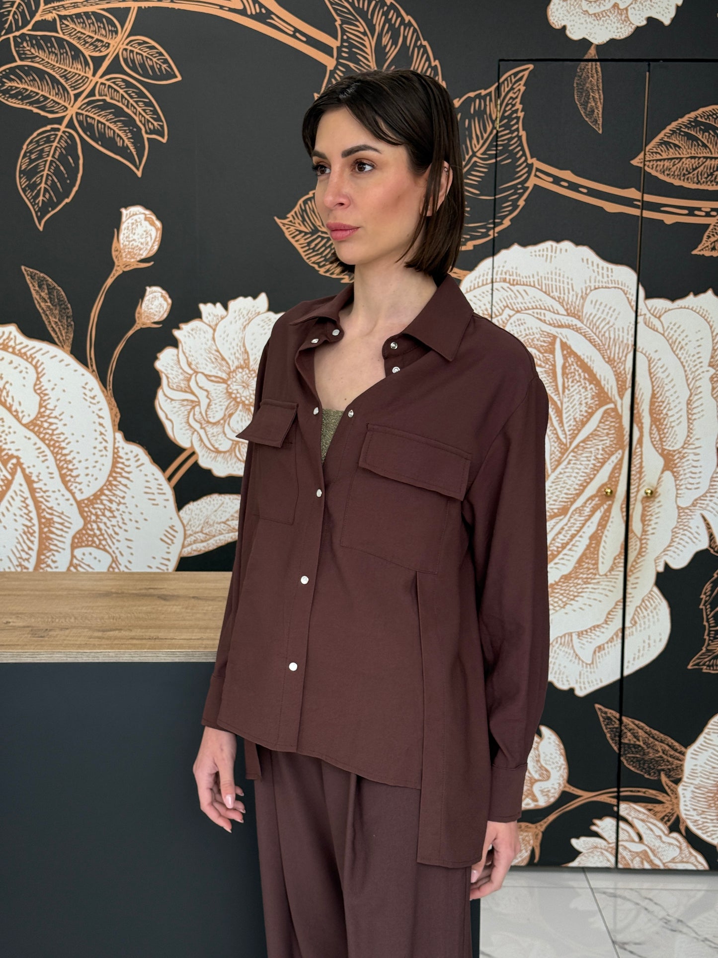 Camicia fluida moro - Philia Loft
