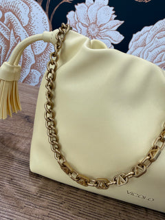 Borsa Tassel Small giallo pulcino - Vicolo